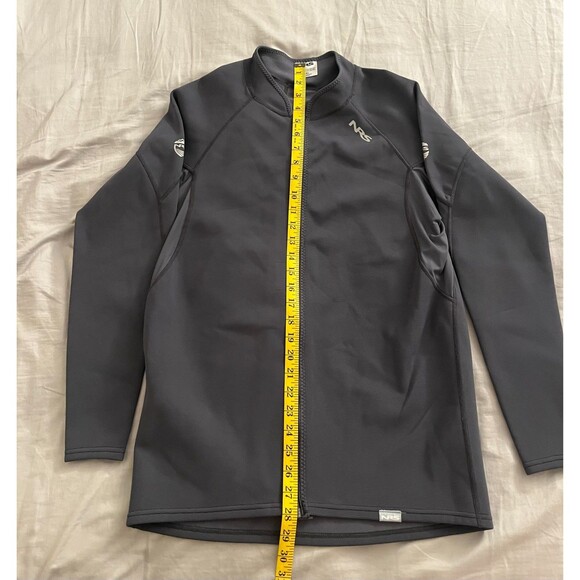 NRS HydroSkin 0.5 Jacket Mens Sz XXL Gray Full Zip Neoprene Wetsuit Paddling Top - Picture 2 of 13